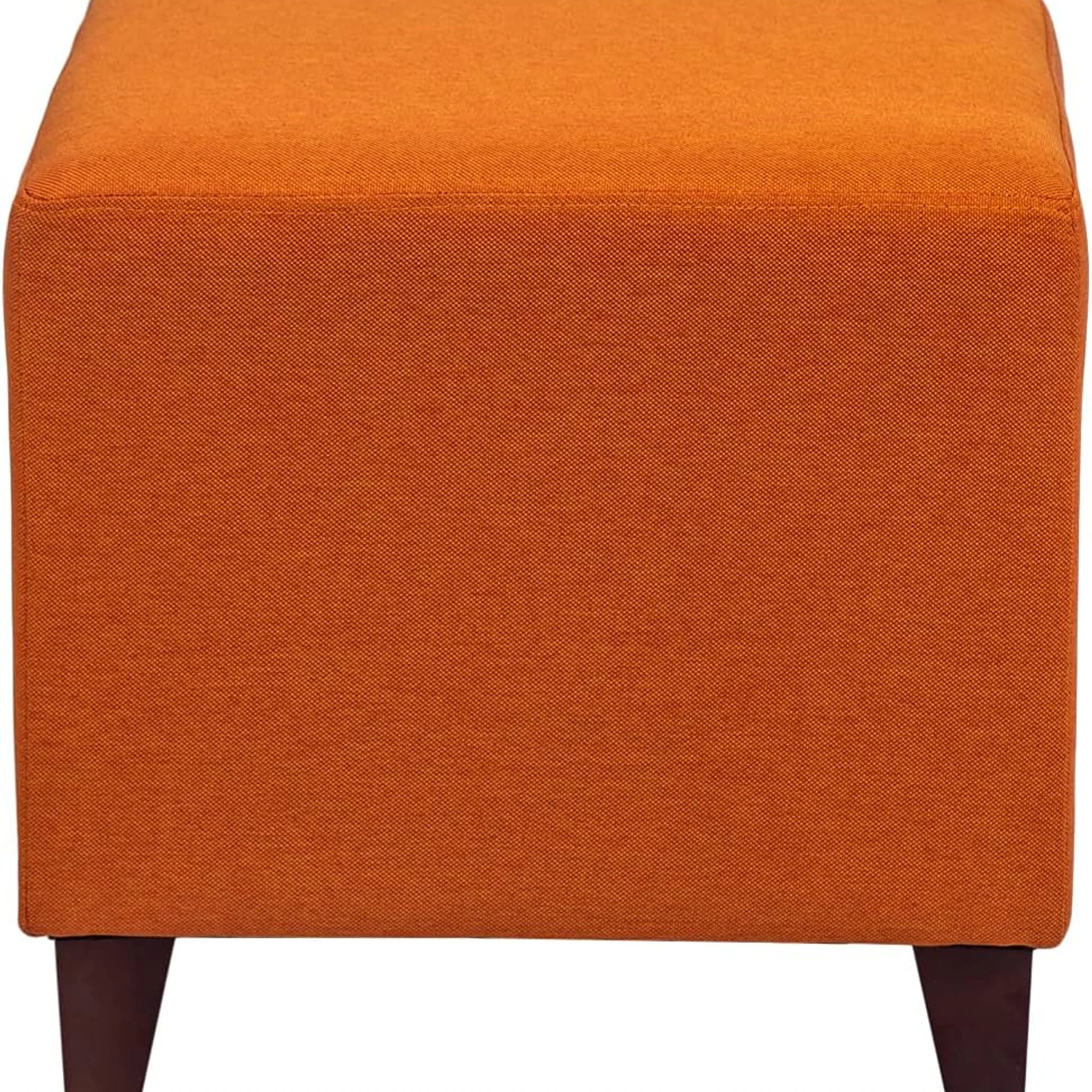 Adeco Passionate Linen Square Vanity Stool – lifestyle room view