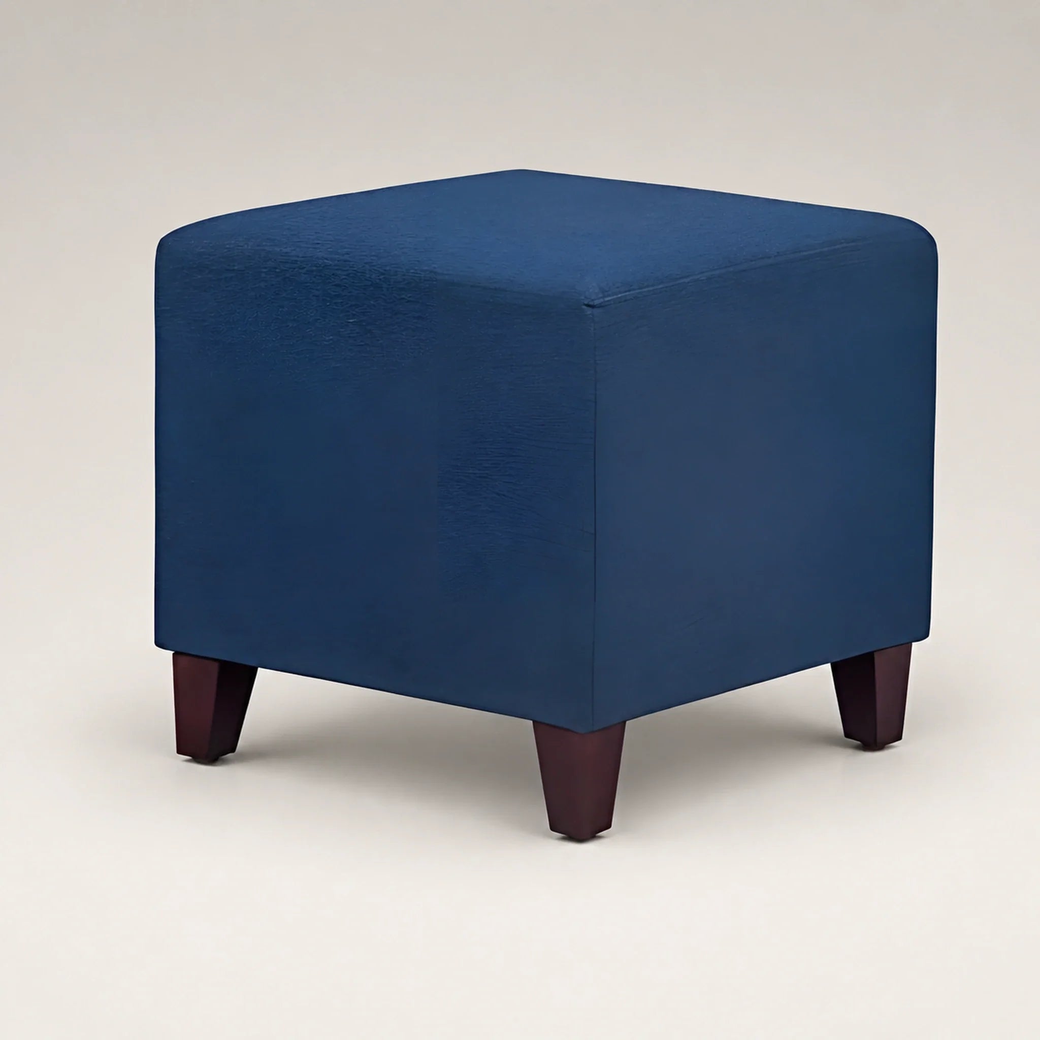 Adeco Blue storage ottoman – warm studio front view#Color_Blue